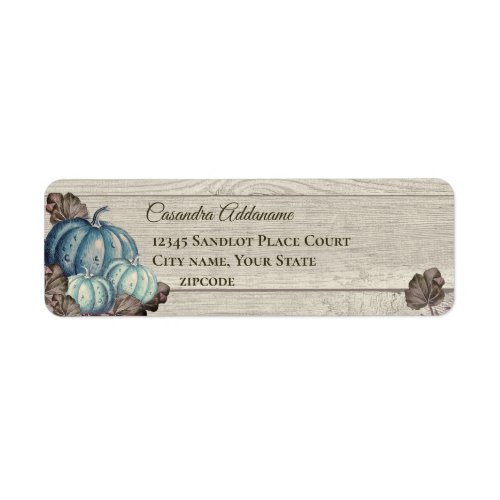 Return Address Label