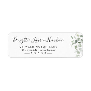 Return Address Label Annabeth