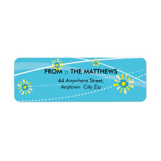 RETURN ADDRESS LABEL :: brackets 3L