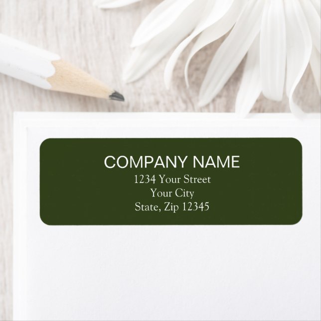 Return Address Label | Green (Insitu)