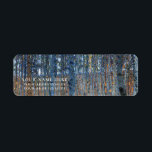 RETURN ADDRESS LABEL : GUSTAV KLIMT : BEECH GROVE<br><div class="desc">GUSTAV KLIMT FINE ART RETURN ADDRESS LABELS : BEECH GROVE</div>