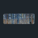 RETURN ADDRESS LABEL : GUSTAV KLIMT : BEECH GROVE<br><div class="desc">GUSTAV KLIMT FINE ART RETURN ADDRESS LABELS : BEECH GROVE</div>