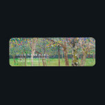 RETURN ADDRESS LABEL : GUSTAV KLIMT : PEAR TREES<br><div class="desc">FINE ART RETURN ADDRESS LABEL : GUSTAV KLIMT : PEAR TREES</div>