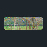 RETURN ADDRESS LABEL : GUSTAV KLIMT : PEAR TREES<br><div class="desc">FINE ART RETURN ADDRESS LABEL : GUSTAV KLIMT : PEAR TREES</div>