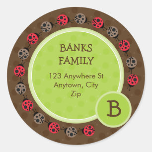 RETURN ADDRESS LABEL :: ladybird circle 3