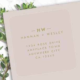 Return Address Label Roll Clear Mailing Stickers