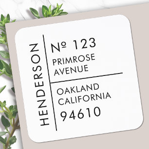 Return Address Label Roll   Modern Mailing Sticker