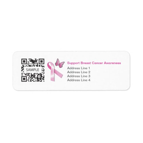 Return Address Label Template Breast Cancer Aware