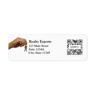 Return Address Label Template Realty Experts