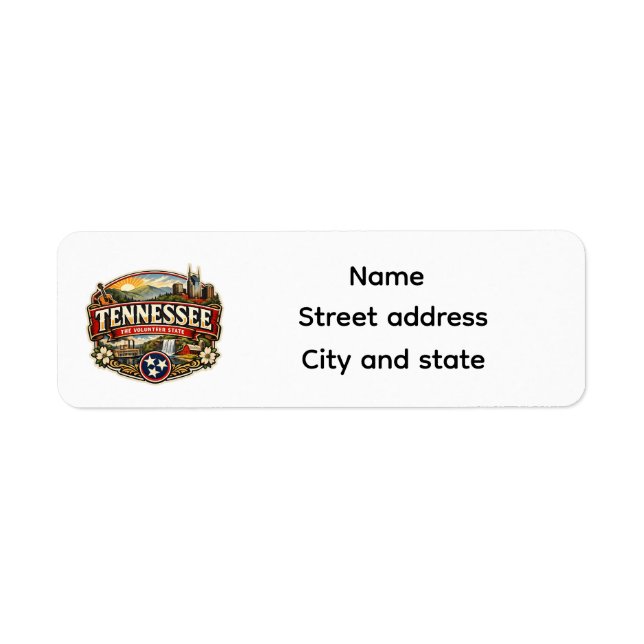 Return Address label Tennessee resident  (Front)