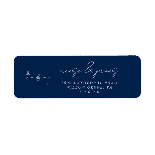 Return address label-Title stickers. Label (Front)