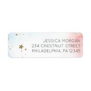 Return Address Label Twinkle Twinkle