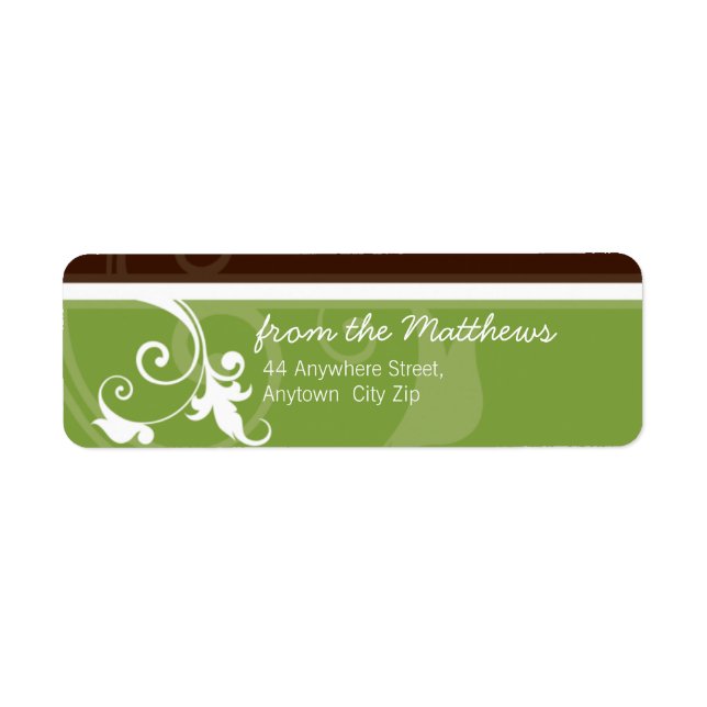 RETURN ADDRESS LABEL :: verve 3L (Front)