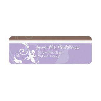 RETURN ADDRESS LABEL :: verve 5L