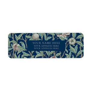 RETURN ADDRESS LABEL : WILLIAM MORRIS 