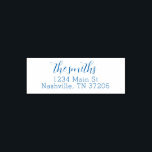 Return Address Label with Calligraphy Font Self-inking Stamp<br><div class="desc">Work smarter,  not harder! Even as a calligrapher that loves lettering envelopes,  I still use a return address stamp. It's handy,  mess free,  and has a beautiful result. I love that it's available in different colors.</div>