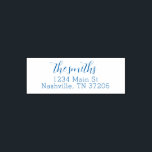 Return Address Label with Calligraphy Font Self-inking Stamp<br><div class="desc">Work smarter,  not harder! Even as a calligrapher that loves lettering envelopes,  I still use a return address stamp. It's handy,  mess free,  and has a beautiful result. I love that it's available in different colors.</div>