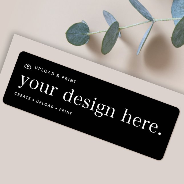 Return Address Label Your Design Upload (Versatile return address sticker label for business, events, weddings, special occasions & more!)
