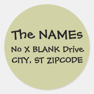return address labels