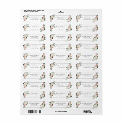 Return Address Labels  A Magical Rose Garden