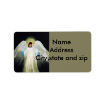 Return address labels. Angel