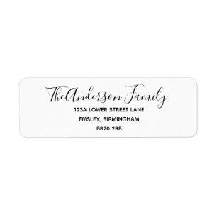 Return Address Labels - Blooming Elegant