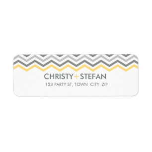 RETURN ADDRESS LABELS :: chevron1 1