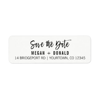 Save The Date Return Address 9