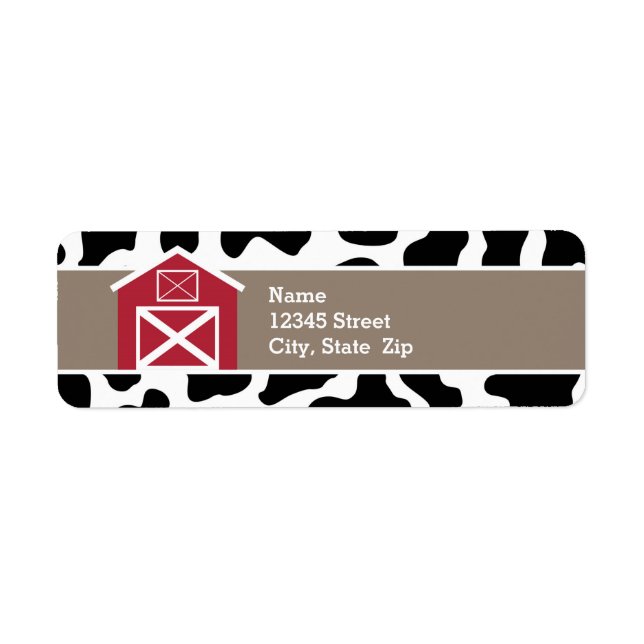 Return Address Labels - Farm (Front)