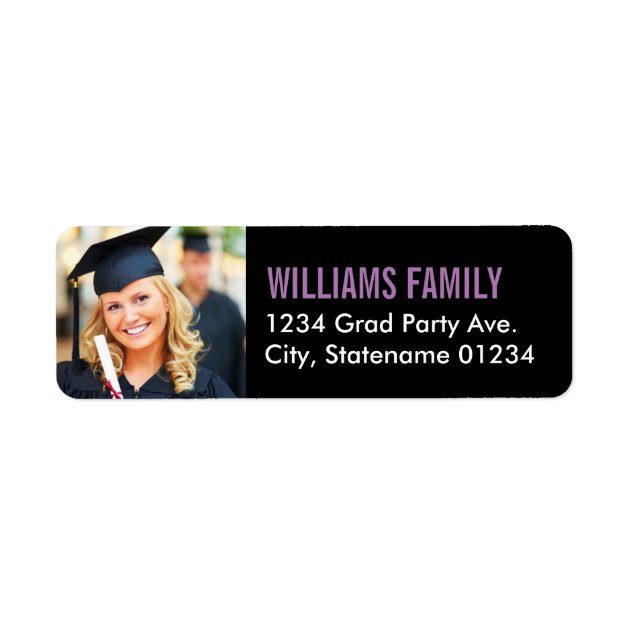 Return Address Labels | Graduation Photo Design