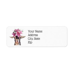 Return Address Labels - Lilly the Goat