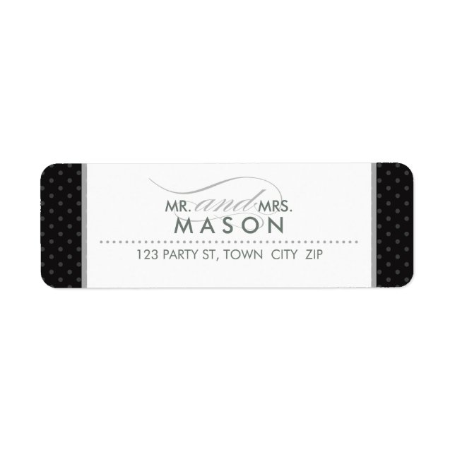 RETURN ADDRESS LABELS :: mod spot 7 (Front)