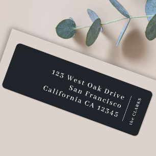 Return Address Labels Modern Mailing Stickers