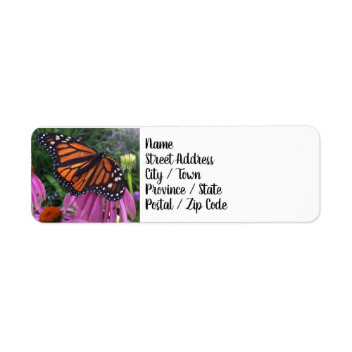 Return Address Labels _ Monarch Butterfly