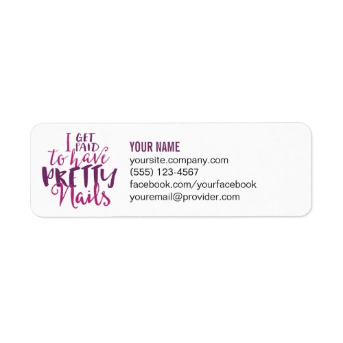 Return Address Labels or Catalog Labels