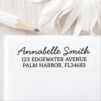 Return Address Labels/Personalized Return Address Label
