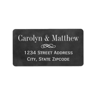 Return Address Labels | Vintage Chalkboard Style
