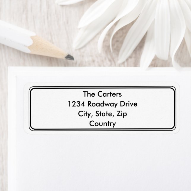 Return Address Labels - Wedding Invite  Stationary (Insitu)