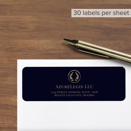 Return Address Labels with Laurel Logo
