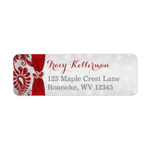 Return Address Labels Wrapped in Love