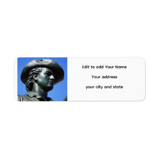 Return address lable Minuteman Label