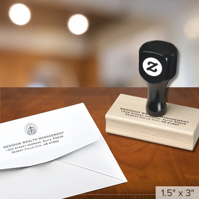 Return Address Logo Customizable Any Profession Rubber Stamp (Creator Uploaded)