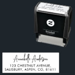 Return Address Modern Minimalist Script Name Self-inking Stamp<br><div class="desc">Return Address Modern Minimalist Script Name Self-inking Stamp</div>