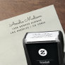 Return Address Modern Minimalist Script Name Self-inking Stamp