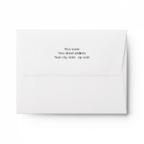 Return Address on Back Envelopes 4.25 x 5.6 Cards Return Address on Back Envelopes 4.25 x 5.6 Cards