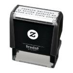Return address or text self-inking stamp