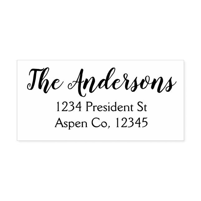 Return Address Self-inking Stamp (Design)