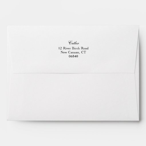 Return Address, Silver Glam Glitter Rectangle Envelope Zazzle