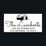 Return Address Stamp, camper address stamp<br><div class="desc">Add your return address in style with these customized rubber address stamps. Featuring a cute camper,  your address and name. Great for all your mailings as well as a birthday or housewarming gift or personalized gift for all occasions! You can use it for your business Cards too.</div>