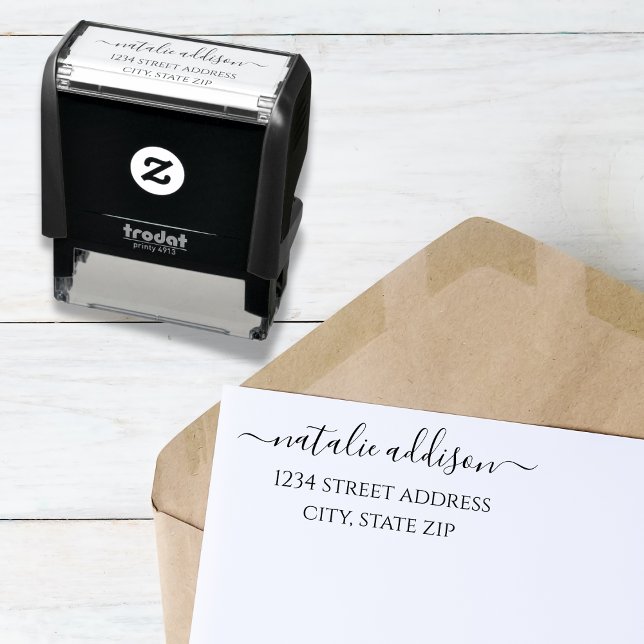 Return Address Stamp | Elegant Self-inking Stamp (Creator Uploaded)